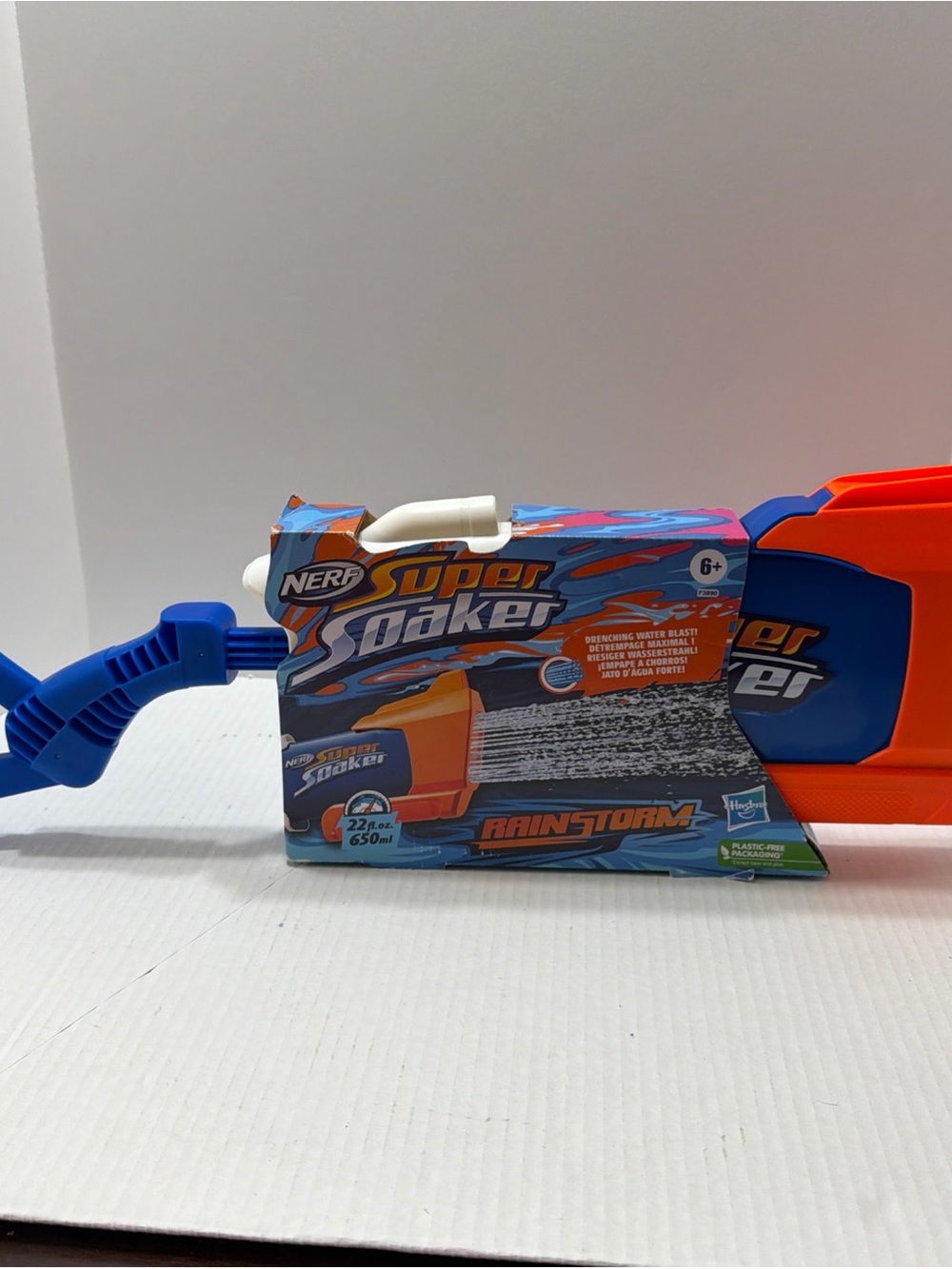 Nerf Super Soaker Rainstorm Water Blaster - Orange & Blue